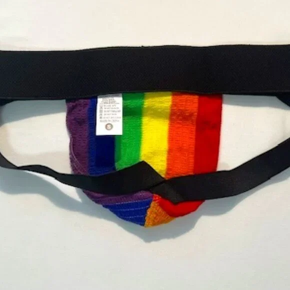 FORT TROFF Size "S" PRIDE MVP Athletic Supporter- Black/Gray/White - Jock - Picture 3 of 10